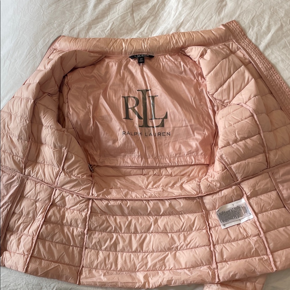 Polo by Ralph Lauren Light Pink Puffer Jacket - Picture 2 of 9